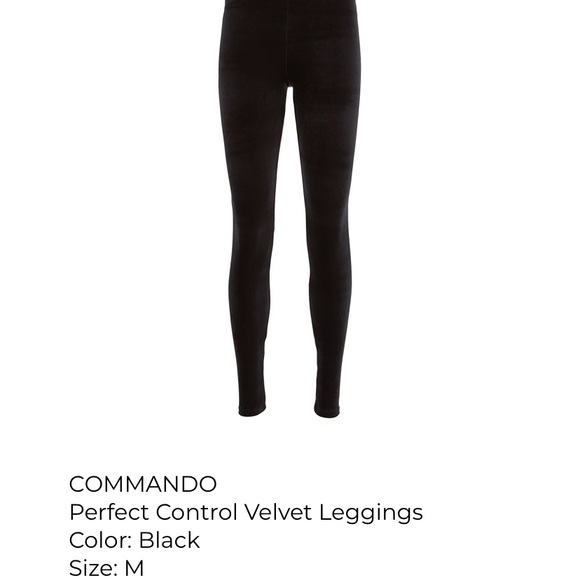Commando Perfect Control Velvet Leggings M - Picture 5 of 13